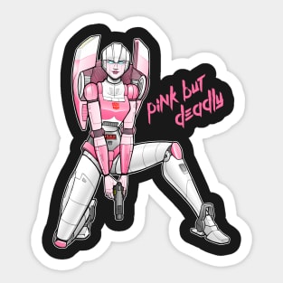 Arcee: Pink But Deadly Sticker